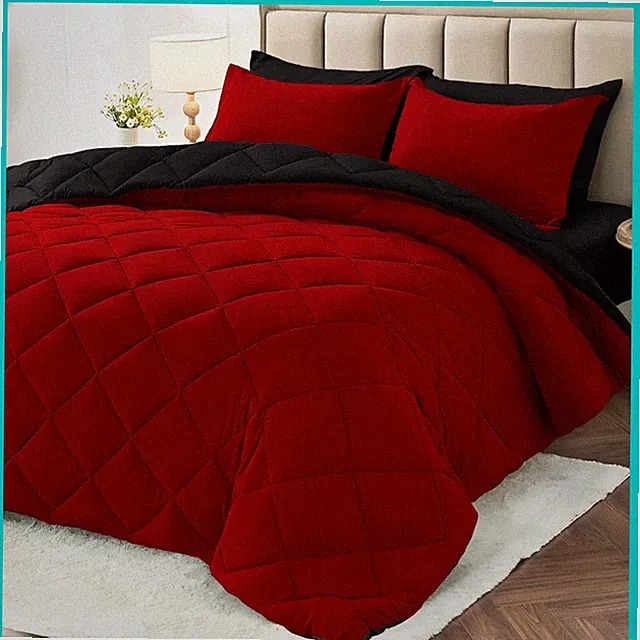All-Season 7-Piece California King Comforter Set: Stylish, Soft, and Convenient