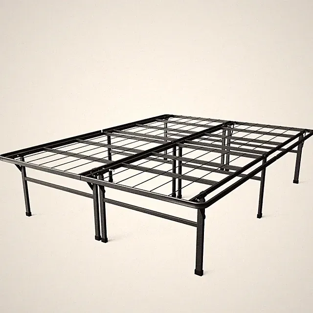 California King size 18-inch High Rise Metal Platform Bed Frame