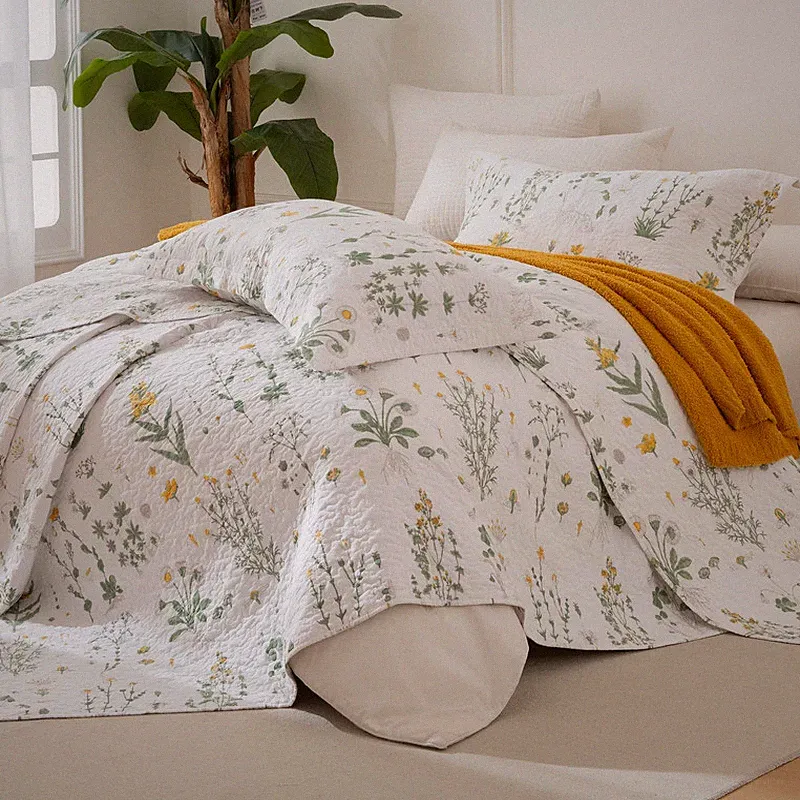 Lady Ann Oversized King Bedspreads 128X120 Cotton California King Quilt Bedding