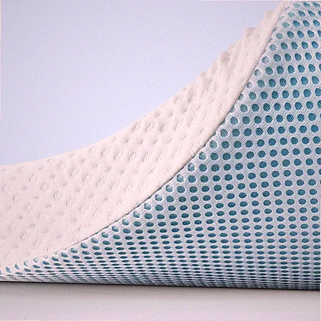 SUBRTEX 3" GEL-INFUSED MEMORY FOAM MATTRESS TOPPER CALIFORNIA KING - WHITE/BLUE