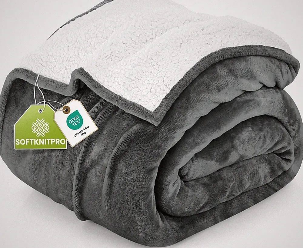 Utopia Bedding Sherpa Blanket California King Size (Turquoise, 102x96 Inches)...